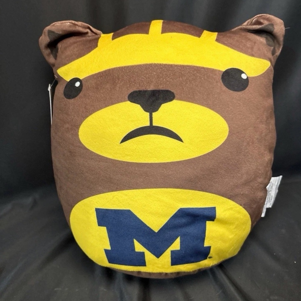 Brown and Yellow Bear Pillow